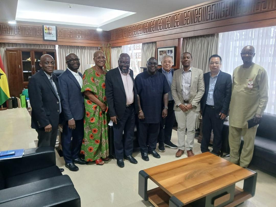 MICTON CONSULT and TIME CROWN ENGINEERING LTD. Representatives with Ghana Chief Of Staff